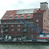Grenier situé dans le port fluvial de Duisburg
